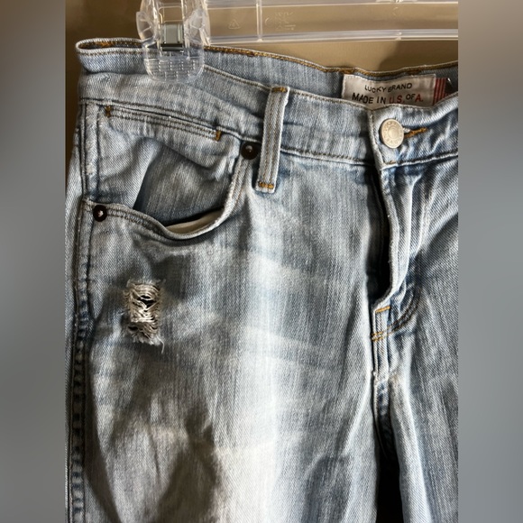 Lucky Brand Charlotte rail ankle jeans 0 25 distressed - Picture 6 of 12